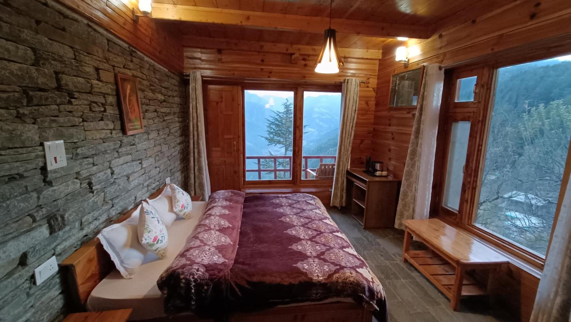 Ishan Log Huts-A Boutique Home Stay Banjār Exteriör bild